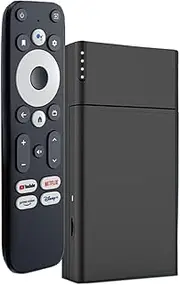 Goovis D4-H1 Player - Black, 4K, HDMI, Type-C, Supports Netflix, YouTube, Compatible with TV, Smartphone, Tablet, Game Consoles, PS5, Xbox, PC, Switch, iPad