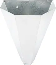Medium Size Chicken Cone, Alloy Steel Poultry Restraining Killing Up to 8 Pounds Flat Back Easy to Wash, Suitable for Large Layers, Broilers, Roasters, and Turkeys, with Side Wrap
