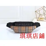 琪琪二手/巴寶莉 BURBERRY經典時尚腰包 腰包 胸包 腰包男腰包女胸包男胸包女男生腰包腰包 黑色腰包腰包