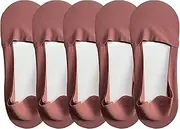 [sudxin] Petition Thin No Show Socks Womens, 5 Pairs of Ultra thin Low Cut Liner Non Slip Invisible Ice Silk Sock