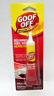 GOOF OFF Red Wine & Kool Aid Stain Remover 0.62 oz. New Task Specific Clean Up