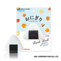 在飛比找松果購物優惠-日本NOL-御飯糰造型入浴球-1入(3Y+/肥皂香氣/沐浴球