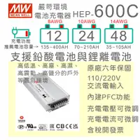 在飛比找蝦皮購物優惠-【保固附發票】明緯 600W 鉛酸 鋰離電池 嚴苛環境充電器