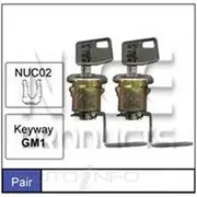 Nice Door Lock Barrel - Pair, NDL77BX