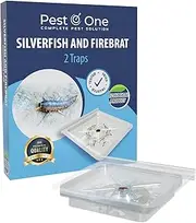 Pest O One Silverfish Trap Pack of 2 Eco-Friendly Silverfish Trap Non-Toxic and Easy to Use Highly Effective