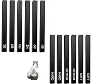 12 Pieces Charcoal Sticks Square Compressed, Graphite Charcoal Set, Graphite Material Sticks, Square Compressed Drawing Pencils for DIY Crafts Ideal for Beginners