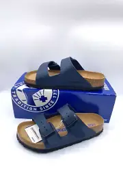 Birkenstock Arizona Regular Fit Birko Flor SoftFB Blue US Men's 3 Women's 5 EU36