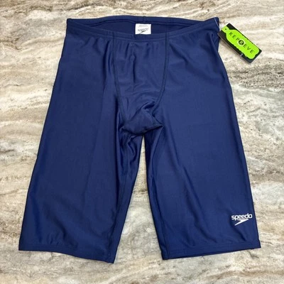 New Speedo Men's Pro LT Swim Race Jammer 32" 87052205