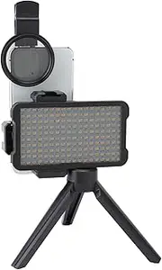Photography LED Lighting, Tattoo Fill Light, Tattoo Photography Light, Wireless Rechargeable Tattoo Photo Light with 180 LED Chips, Adjustable Colour Temperature and Brightness Lamp for Tattoo Artists
