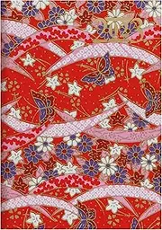 Letts of London Japanese Paper A5 Week to View 2023 Diary, Red