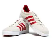 RARE - Adidas Gazelle - Cream & Red - New Boxed - Size 8.5US