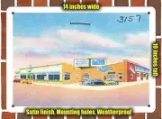 METAL SIGN - Illinois Postcard - Harold Dodge