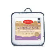 Tontine All Seasons Australian Wool Washable Quilt/Doona Home Bedding Single Bed