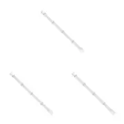 3x Cruxtec PP-8P62-35WH PCI-E 8Pin Female to 6+2Pin Male Cable Cord 35cm White