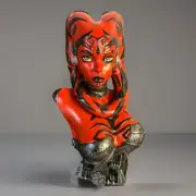 Star Wars Darth Talon Sith Apprentice Maul Bust Collectible Statue Clone Wars