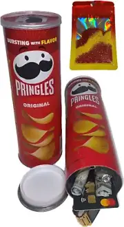 Fake Potato Chip Can Hidden Compartment Secret Diversion Safe Personal Security