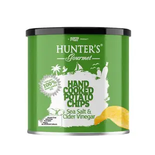 Hunters Gourmet 亨特手工洋芋片系列 黑松露味/海鹽味/海鹽&醋味 罐裝40g*9入/組