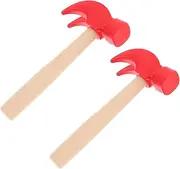 BESPORTBLE 2Pcs Creative Hammer Handmade Simulation Hammer for Lightweight Fine Motor Skill Tool for Birthday Parties Learning Play