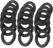 TOBBOMEY Dumbbell Bar Rubber Ring Set 20pcs Gym Equipment Hardware Exercise Spinlock Collars for Dumbbells