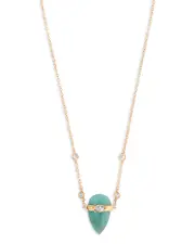 Ettika Turquoise Solstice Turquoise & Cubic Zirconia Pendant Necklace, 14-17