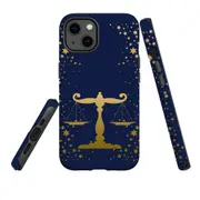 For Apple iPhone 13 Case, Armour Back Cover, Libra Drawing