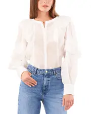 1.state Ruffled Blouse