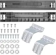 XhWser Stackable Washer Dryer Kit, SKK-7A Stacking Kit for Washer & Dryer 27 Inch Front Load Laundry by Techecook