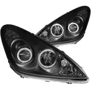 ANZO PROJECTOR HEADLIGHTS BLACK w/ HALO (CCFL) FOR 02-04 LEXUS ES300 / ES330 (for: Lexus)