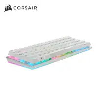 在飛比找momo購物網優惠-【CORSAIR 海盜船】K70 PRO-白 MINI 銀軸