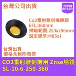 CO2雷射場鏡  ZNSE場鏡 SL-10.6-250-360 雷射鏡頭 雷射雕刻機用 雷射打標機用 光學購