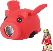 Rechargeable Headlight and Tail Light,Safe Headlight & Taillight - Drop-Proof Waterproof Illumination Accessories for Child Safety