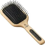 Kent Paddle Hair Brush with Non Scratch Ball-Tipped Nylon Quills, Medium