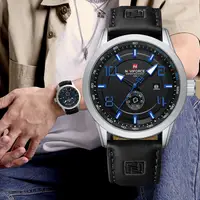 在飛比找蝦皮購物優惠-全新男士手錶 NAVIFORCE 原裝簡約真皮男士手錶 3A