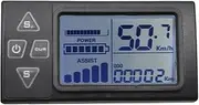 Ebike Display Dashboard Display Dashboard Accessories 24V/36V/48V S861 LCD for Electric Bike BLDC Controller Control Panel (5PIN)