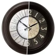 & Co. Luminous Large Wall Clock Finish, Night Light, 18" Oil Rubbed Bronze
