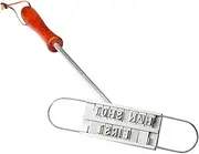 HANABASS Meat Branding Iron BBQ Branding Iron with Wooden Handle & Changeable Letters for Personalized Steaks, Burgers & Chicken Soldering Iron Barbecue Meat Barbecue Tool