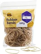 Marbig Rubber Bands No.16 100Gm in Zip Lock Bag