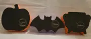 3 Bullseye Playground Halloween Chuncky Chalkboard Decor Bat Cauldron Pumpkin 4”