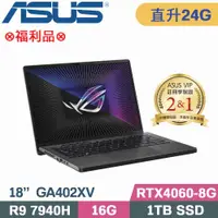 在飛比找PChome24h購物優惠-ASUS ROG GA402XV-0026E7940HS-N