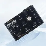 Black SIM BOX Electric Guitar Amp Simulator Box Cabinet Simulator Effect