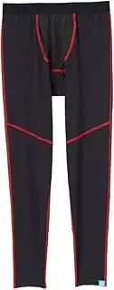 [Sunline] Men's Bug Off Cool Fit Leggings, Black x Red