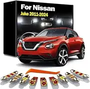 LED Interior Dome Map Plate Light Trunk Bulb Kit, For Nissan Juke 2011-2013 2014-2017 2018 2019 2020 2021 2022 2023 Accessories