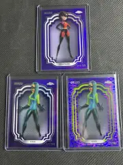 ELASTIGIRL - VOYD 2024 Topps Chrome Disney - PURPLE REFRACTOR /199 LOT(3)