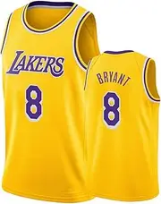 KARFRI #24 Kobe Basketball Jersey,Unisex Sleeveless Sports Vest Shirt Basketball OutfitBasketball Sportswear, T-Shirt Vest Shorts, Youth Sweatshirt #8 Fan Basketball Jersey,F-XL