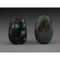 在飛比找蝦皮購物優惠-西藏 老綠松石 早期收藏 【TQ#282】綠松石 一對 象徵