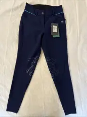 Horse Pilot X-Design Silicone Knee Breeches, Size S