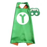 Kids Super Mario Costume Yoshi Cape and Mask Set