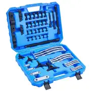 24pc Heavy Duty Gear Puller Set - 3" 4" 6" 8" Bearing & Pulley Puller Kit wit...