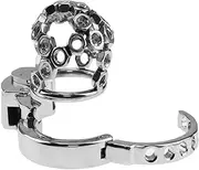 Male Training Masturbation Chastity Cage Male Metal Chastity Lock Adjustable Cock Cage Beginner Cage Metal Chastity Device Sex Toy