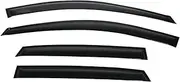 Car Side Window Wind Deflector Vent Visor Compatible for Hyundai Kona Encino Kauai 2017 2018 2019 2020 2021 2022 2023 Sun Wind Rain Shield